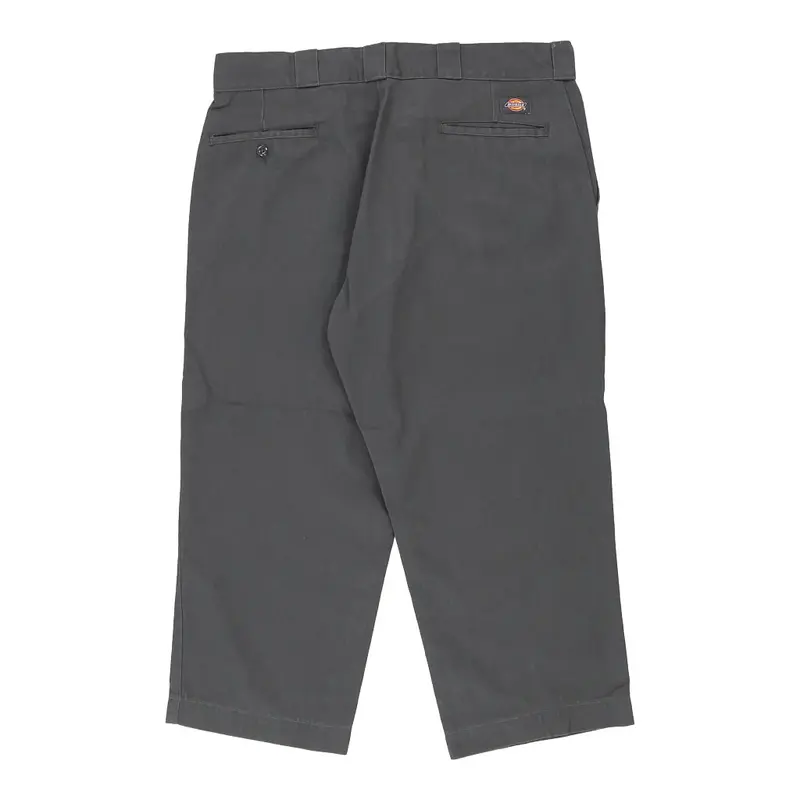 874 Dickies Trousers - 36W 24L Grey Cotton Blend | Size: 36