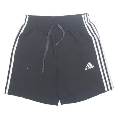 ADIDAS Mesh Lined Mens Swimming Shorts Black S W28