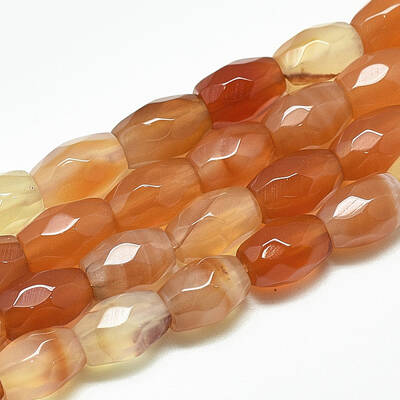 Natural Red Agate Beads Strands