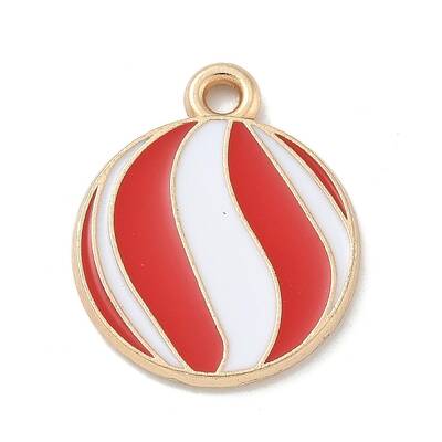 Christmas Theme Alloy Enamel Pendants