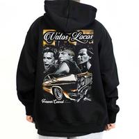 Old Movie, Vatoloco, Chicano Clothing, Cholo, Gangster clothes, Hoodies for men, Men's clothing, Streetwear, Lowrider, Graphi...
