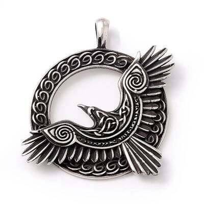 Tibetan Style 304 Stainless Steel Pendants