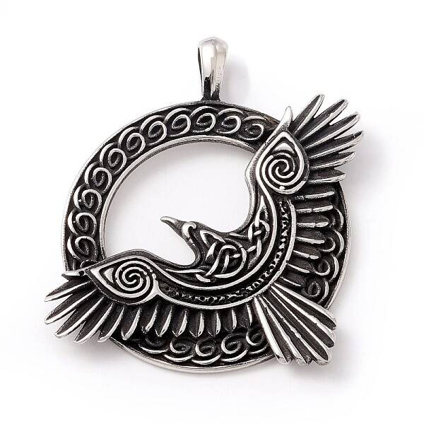 Tibetan Style 304 Stainless Steel Pendants