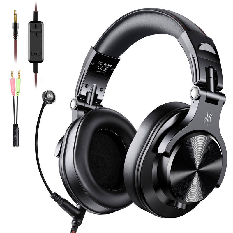 NNoise-Canceling Dual-Port Headphones – Hi-Res Stereo Sound with Mic & Long Cords for Laptop TV Computer Instruments &a...