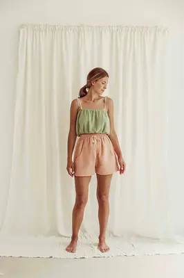 Crop top for women - Green