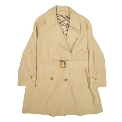 BHS Faux Suede Honey Beige Pea Coat M