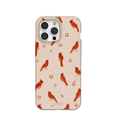 Seashell Cardinals iPhone 15 Pro Max Case