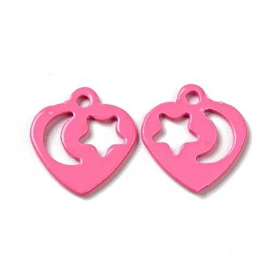Spray Painted 201 Stainless Steel Charms