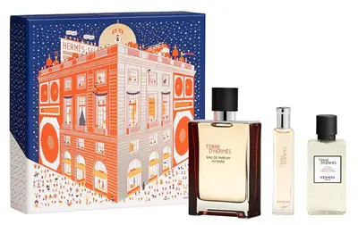 Hermes Terre D`Hermès Intense - Edp 100 Ml (Ricaricabile) + Edp 15 Ml + Balsamo Dopobarba 40 Ml