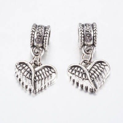 Tibetan Style Alloy European Dangle Charms