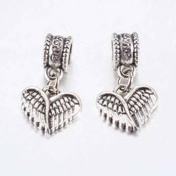 Tibetan Style Alloy European Dangle Charms
