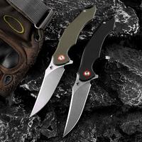 J307-CORVUS, D2 Blade With G10 Handle EDC Folding Pocket Knife