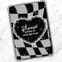 Holographic Sparkles Cardstock Clear Case Insert for Kindle Paperwhite Basic Colorsoft | Book Lover Gift | Bookish Stickers f...