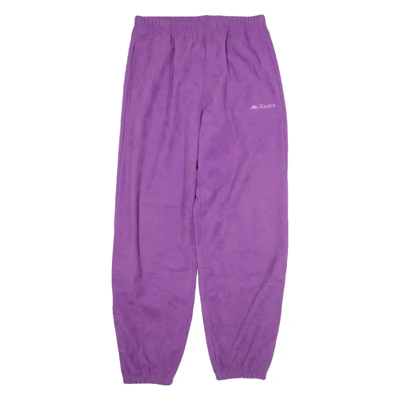 KAPPA Womens Joggers Purple Tapered XL W30 L30