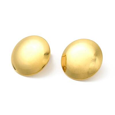 Ion Plating(IP) 304 Stainless Steel Stud Earring Findings