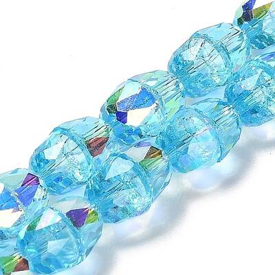 Electroplate Glass Beads Strands