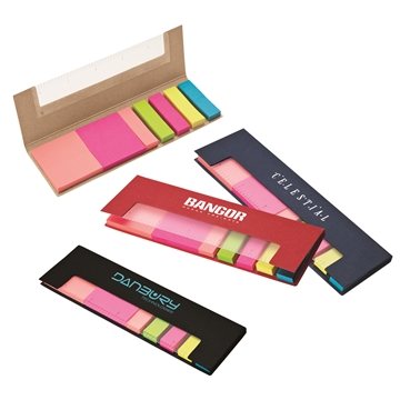 125 Promotional Canmore Note, Flag & Ruler Set - Multi-Color