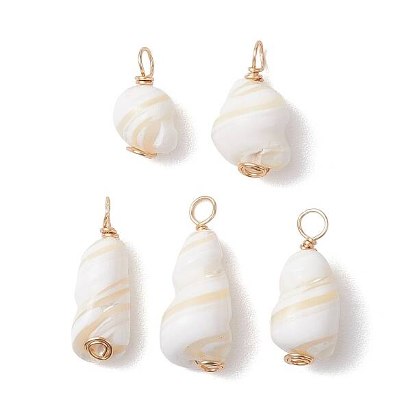 Natural Conch Shell Pendants
