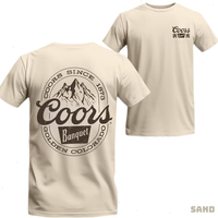 Coors Banquet Vintage T-Shirt – Retro Beer Tee with Mountain Graphic, Father’s Dad Gift Idea, Classic Father’s Dad Shir...