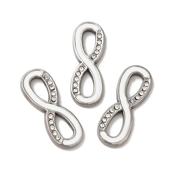 Ion Plating(IP) 304 Stainless Steel Enamel Connector Charms