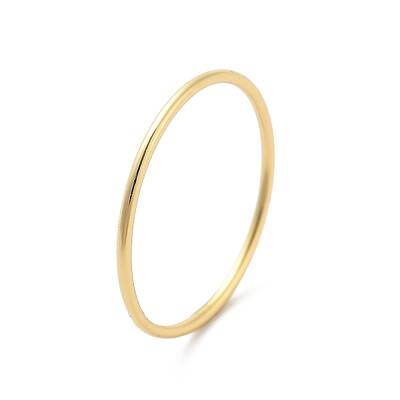 925 Sterling Silver Plain Band Rings For Women