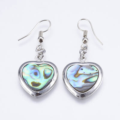 Abalone Shell/Paua Shell Dangle Earrings
