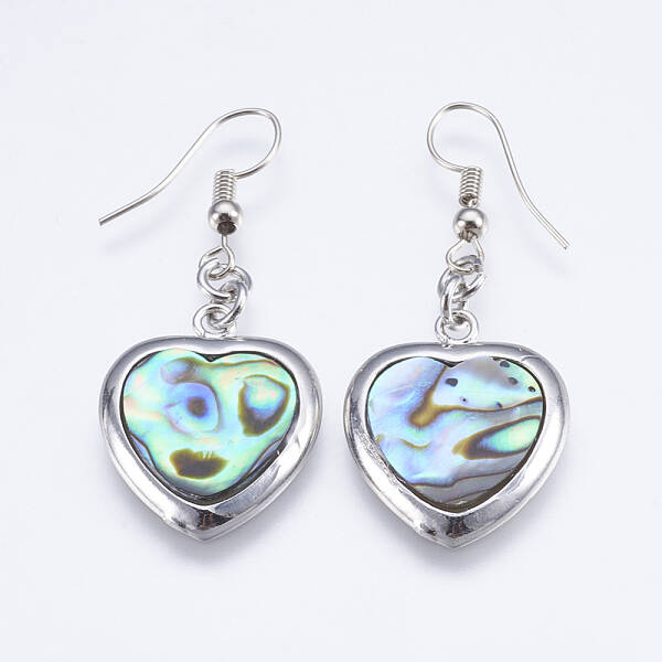 Abalone Shell/Paua Shell Dangle Earrings