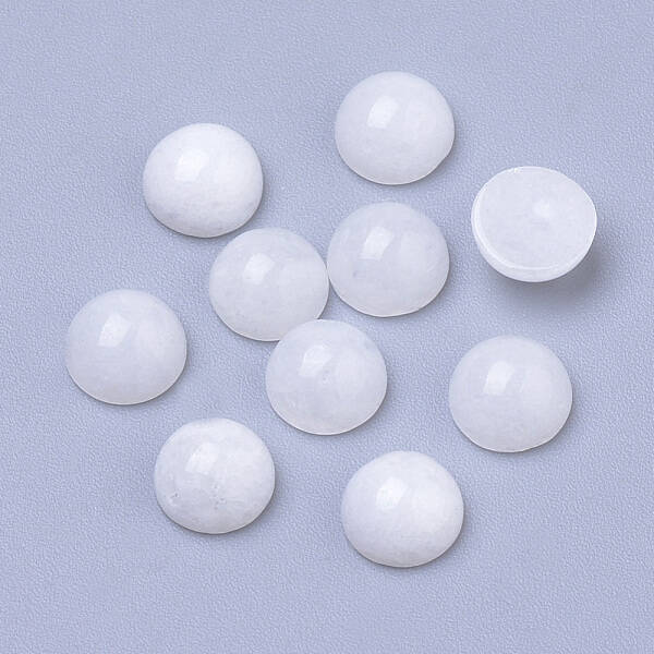 Natural White Jade Cabochons