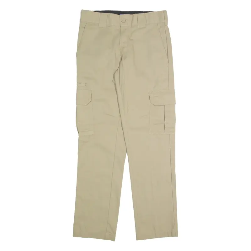 DICKIES Cargo Mens Trousers Beige Regular Straight W28 L30