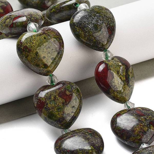 Natural Dragon Blood Beads Strands