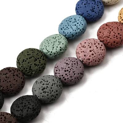 Natural Lava Rock Beads Strands