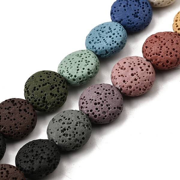 Natural Lava Rock Beads Strands