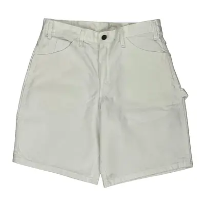 Dickies Carpenter Shorts - 30W 9L White Cotton