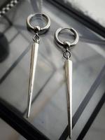 Punk Style Cone-shaped Pierce Dangle Earrings, Fashionable Jewelry for Women & Men, Trendy All-match & Exquisite Jewelry fo...