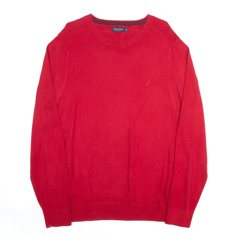 NAUTICA Red Jumper Mens L