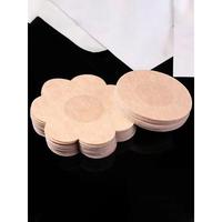 10 Pairs Women's Floral Round Nipple Covers Disposable Invisible Breathable Nipple Covers Summer 2025 Daily Underwear Accesso...