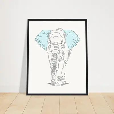 Sublime Serenity - Elephant in Pastel