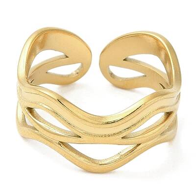 304 Stainless Steel Open Cuff Rings