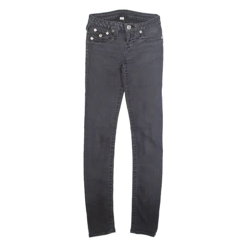 TRUE RELIGION Womens Jeans Grey Regular Tapered W26 L31