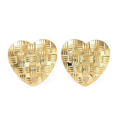 Ion Plating(IP) 304 Stainless Steel Stud Earring Findings