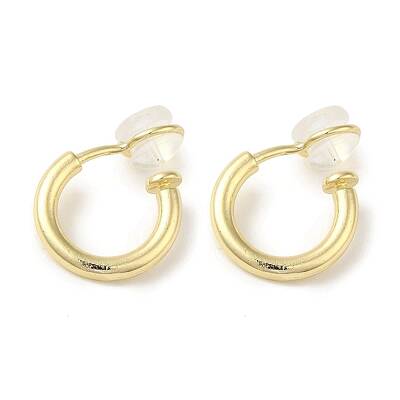 Brass Clip-on Earrings for Women Men