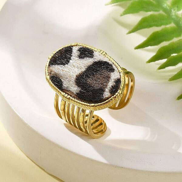 304 Stainless Steel Open Cuff Rings for Women