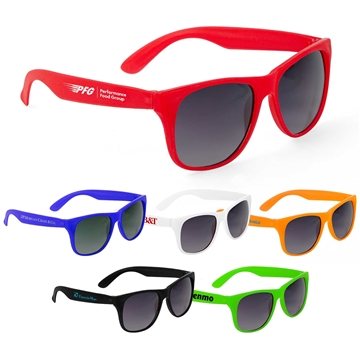 250 Customized Retro Sunglasses - UV Protection