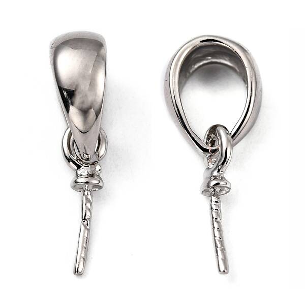 Brass Cup Pearl Peg Bails Pin Pendants
