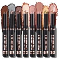 Eyeshadow Stick Set, 8 Colors Matte Professional Bright-Colored Contouring and Highlight Eyeshadow Stick, Cream Eyeshadow Wat...