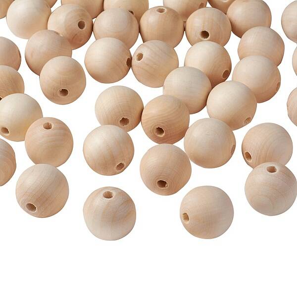Unfinished Wood Beads