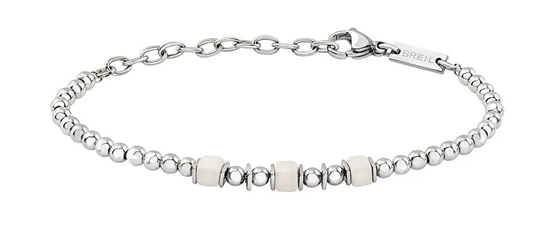 Breil Mixology TJ3545 Greek Ceramic and Steel Ball Bracelet