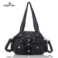 Angel Kiss Hobo Crossbody Purses for Women Shoulder Bag Multipocket Soft Hobo Purses Removable Strap Leather Handbags springt...
