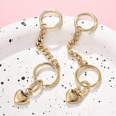 304 Stainless Steel Hoop Earrings