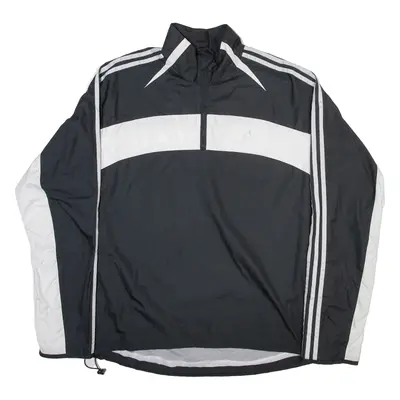 ADIDAS Mens Track Jacket Black L